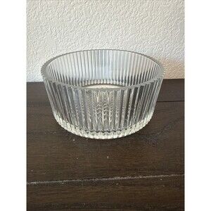 Cut Glass Bowl Diamond Fire Hostess